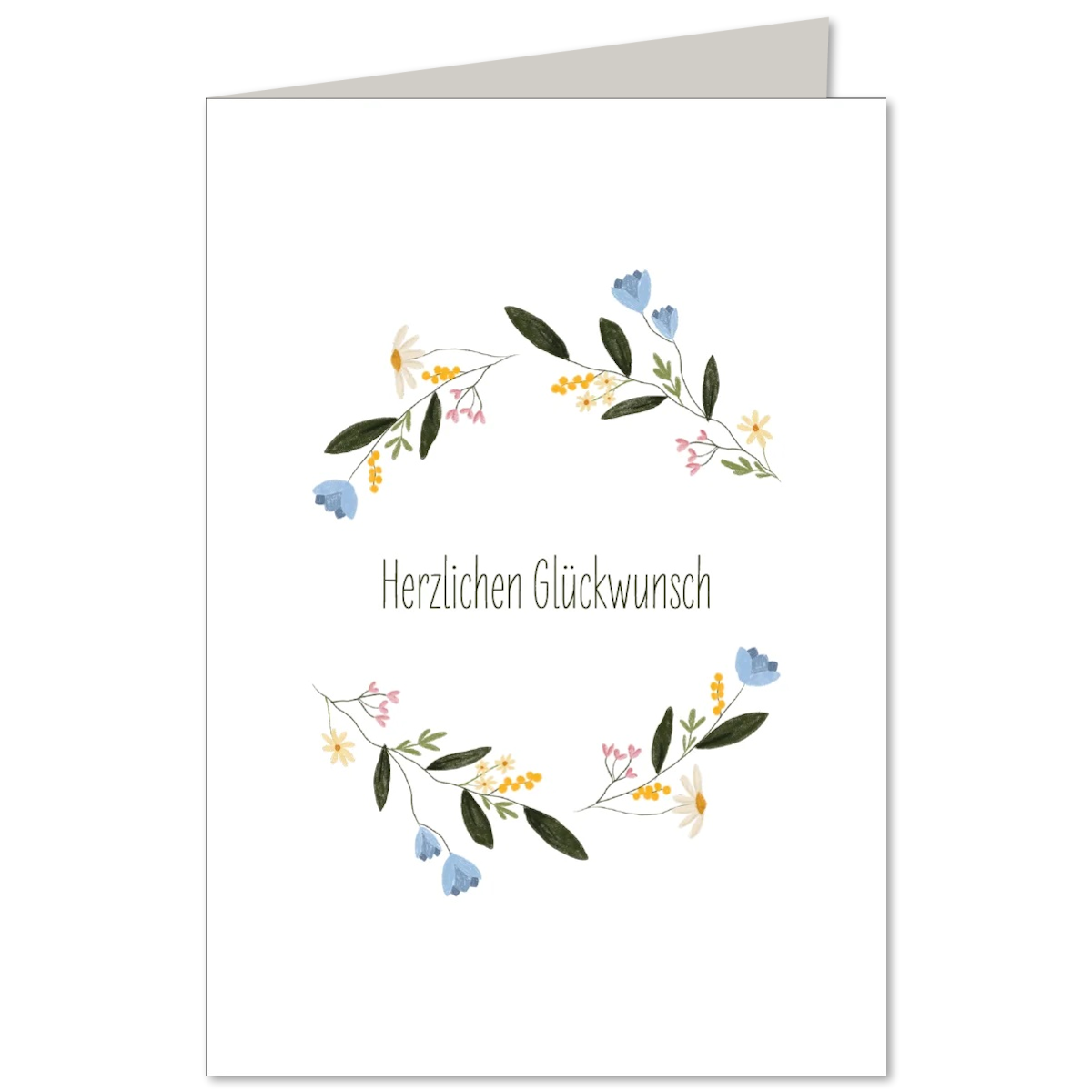 KEITCARDS Klappkarte Blumenzweige