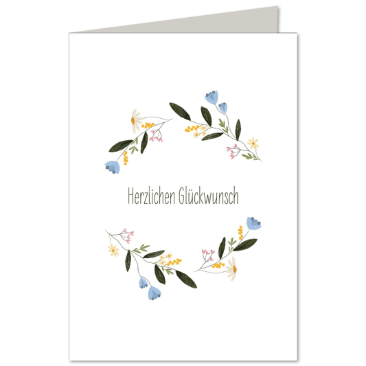 KEITCARDS Klappkarte Blumenzweige