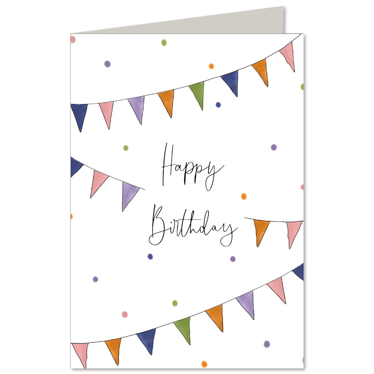 KEITCARDS Klappkarte Geburtstagswimpel