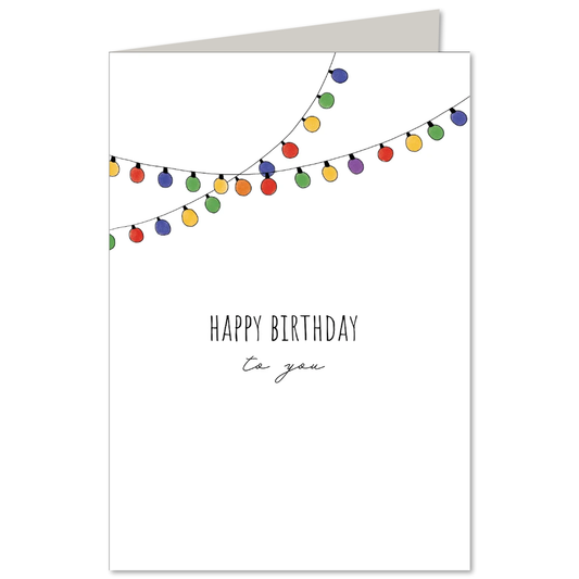 KEITCARDS Klappkarte Lichterkette