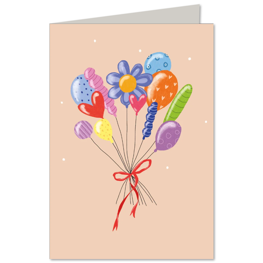 KEITCARDS Klappkarte Luftballonstrauß