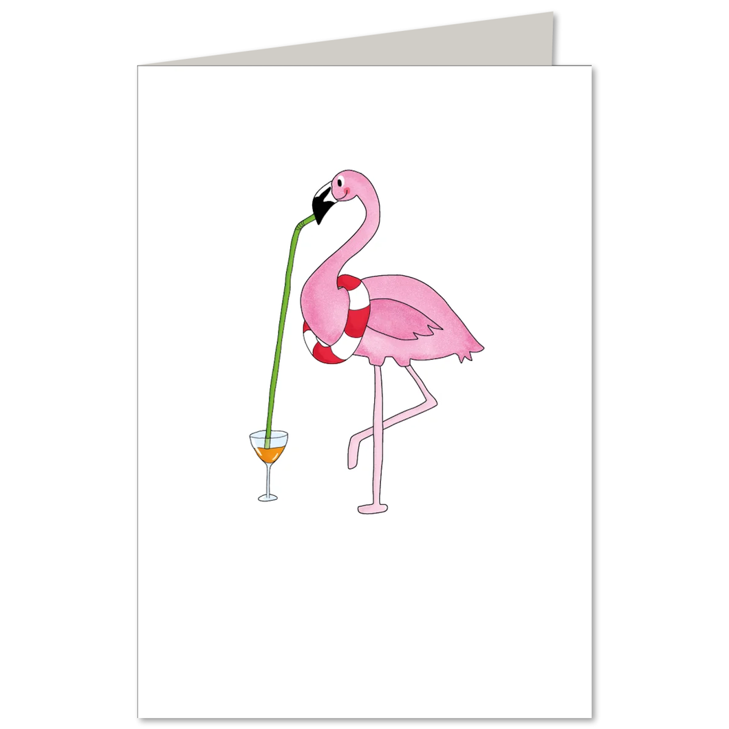 KEITCARDS Klappkarte Flamingo