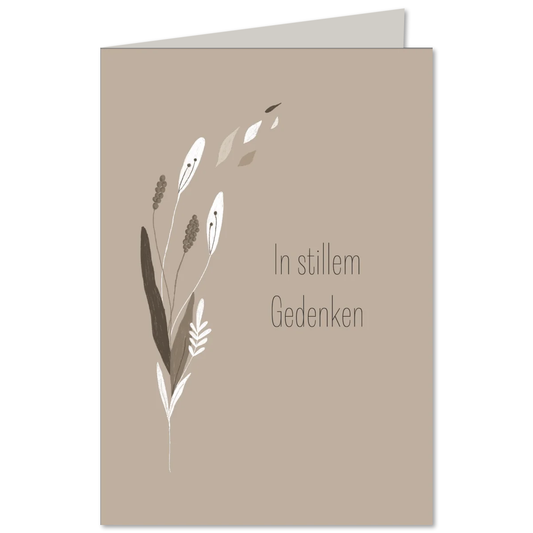 KEITCARDS Klappkarte wehende Blütenblätter