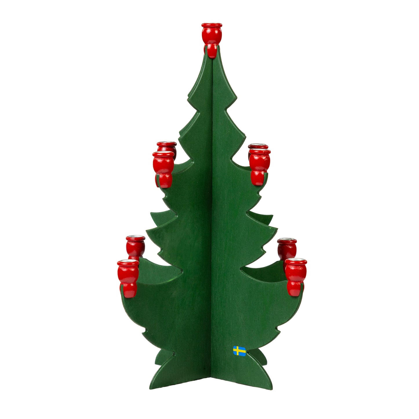 Larssons Trä Weihnachtsbaum Holz für 9 Kerzen