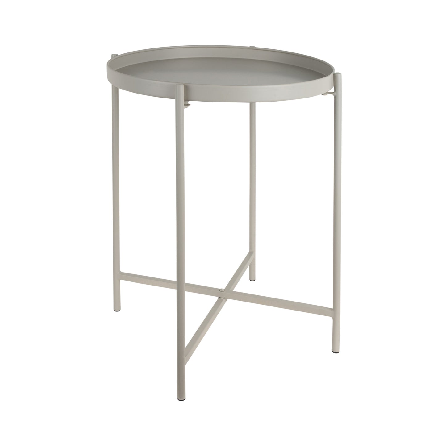 Leitmotiv Beistelltisch Meseta Warm grey