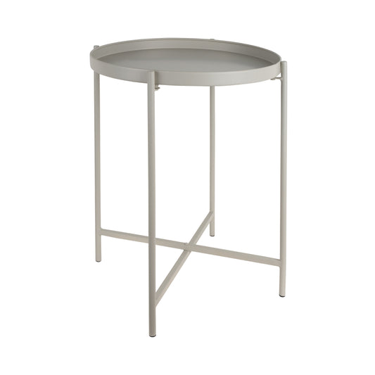 Leitmotiv Beistelltisch Meseta Warm grey