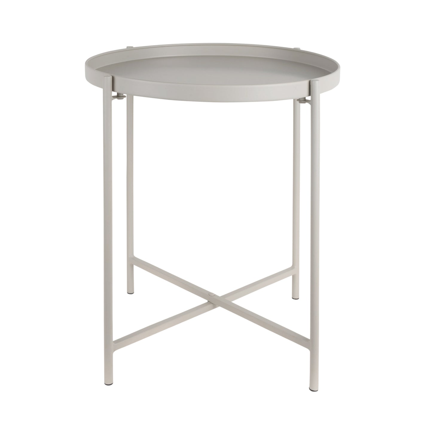 Leitmotiv Beistelltisch Meseta Warm grey