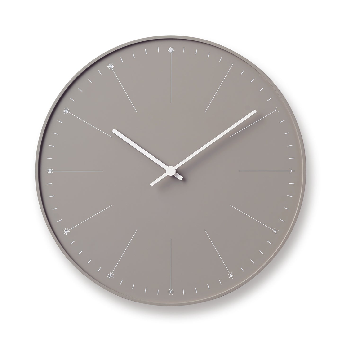 Lemnos Wanduhr Dandelion beige