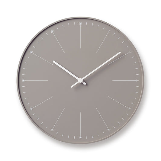 Lemnos Wanduhr Dandelion beige