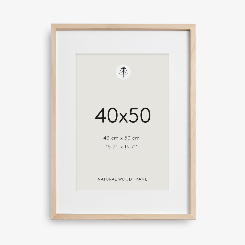 Little Otja Bilderrahmen Lindenholz natur 40×50 cm