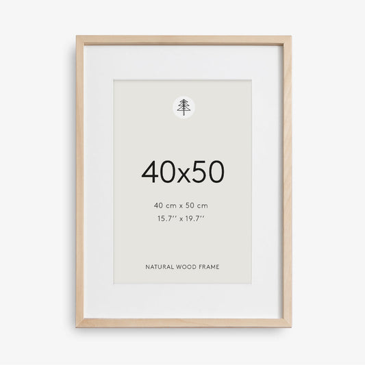 Little Otja Bilderrahmen Lindenholz natur 40×50 cm
