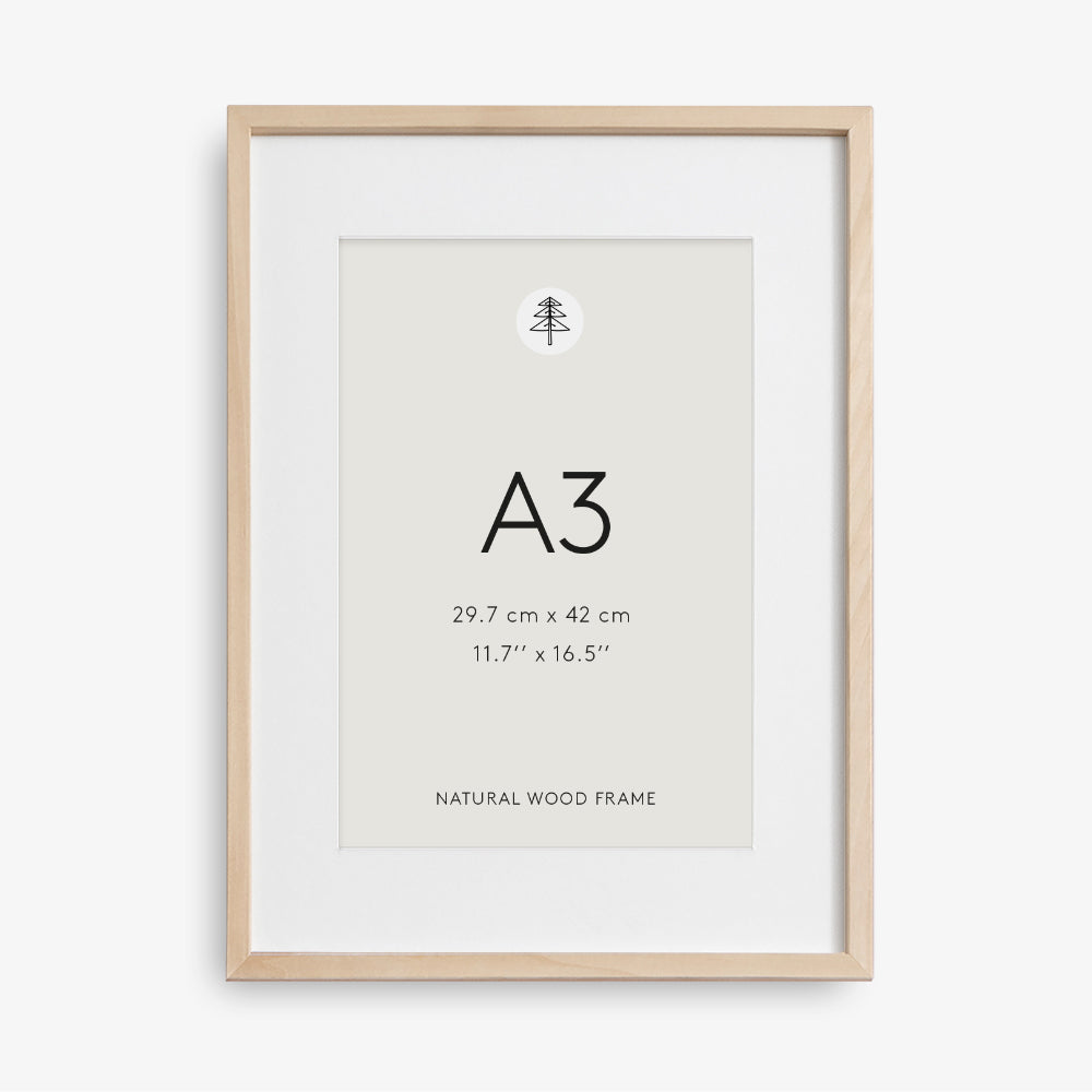 Little Otja Bilderrahmen Lindenholz natur A3