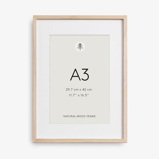 Little Otja Bilderrahmen Lindenholz natur A3