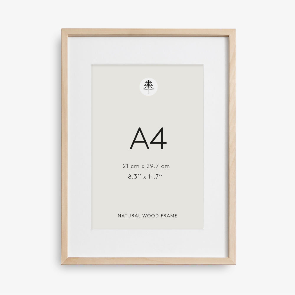 Little Otja Bilderrahmen Lindenholz natur A4