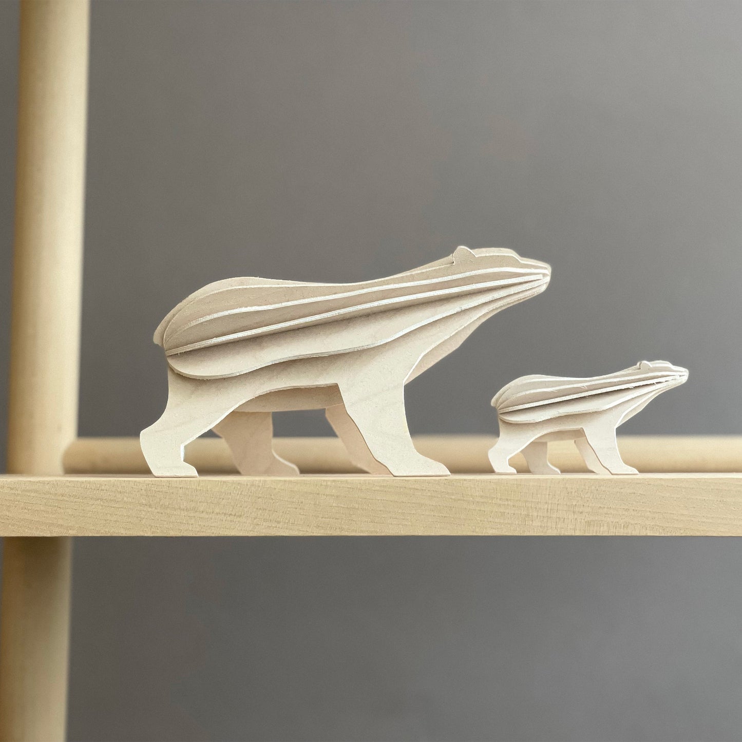 Lovi Eisbär Design Dekofigur Birke