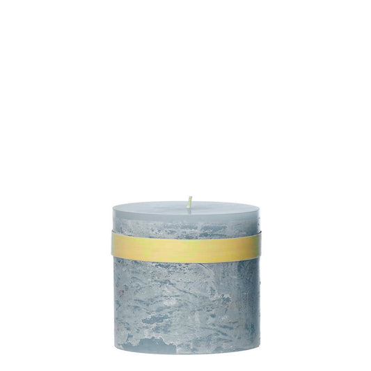 Timber® Stumpenkerze Blue Ocean 8×8×7,5 cm