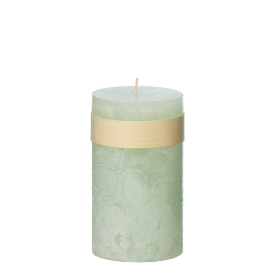 Timber® Stumpenkerze Ocean Mist 8×8×15 cm