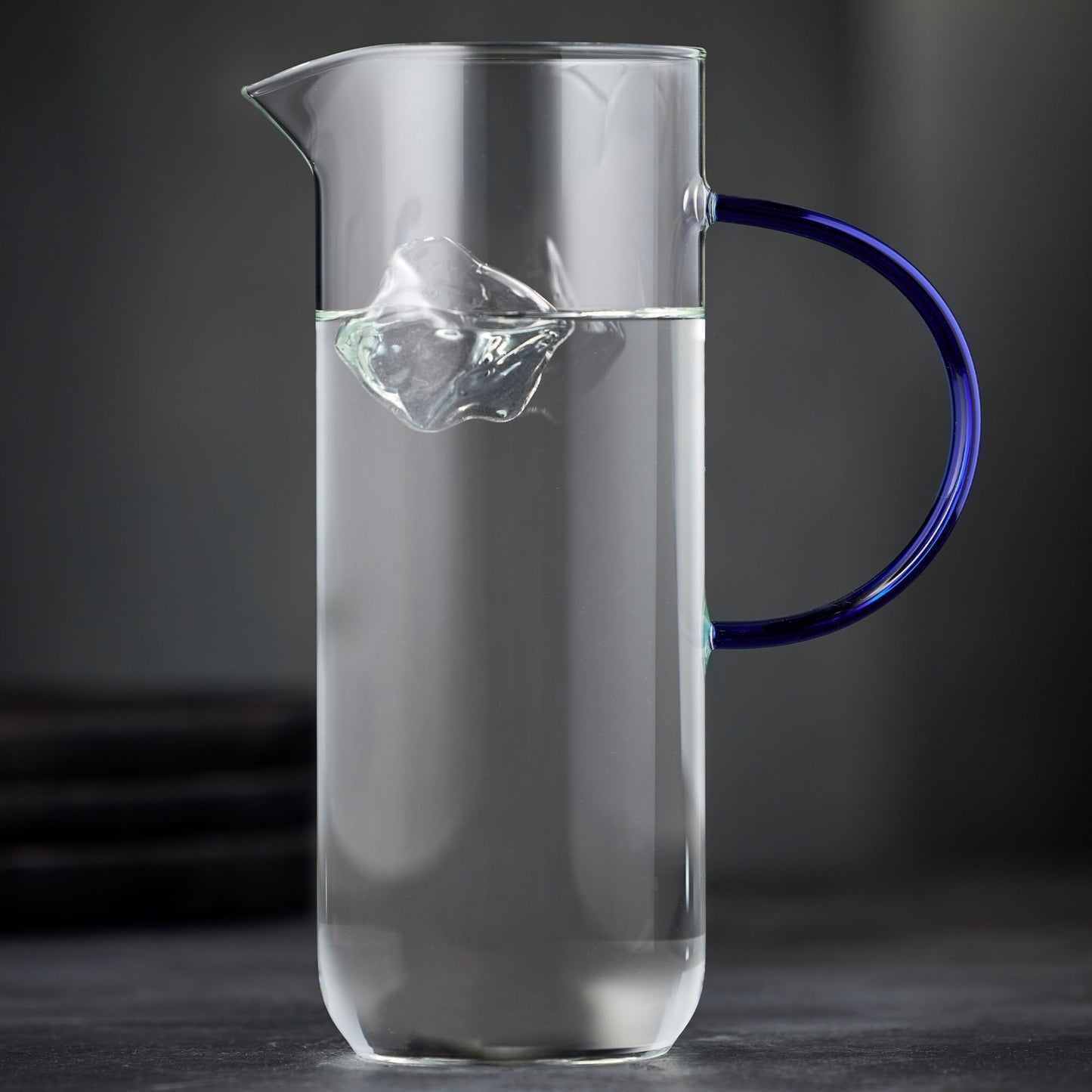 Lyngby Glas Torino Kanne 1,1 Liter klar/blau