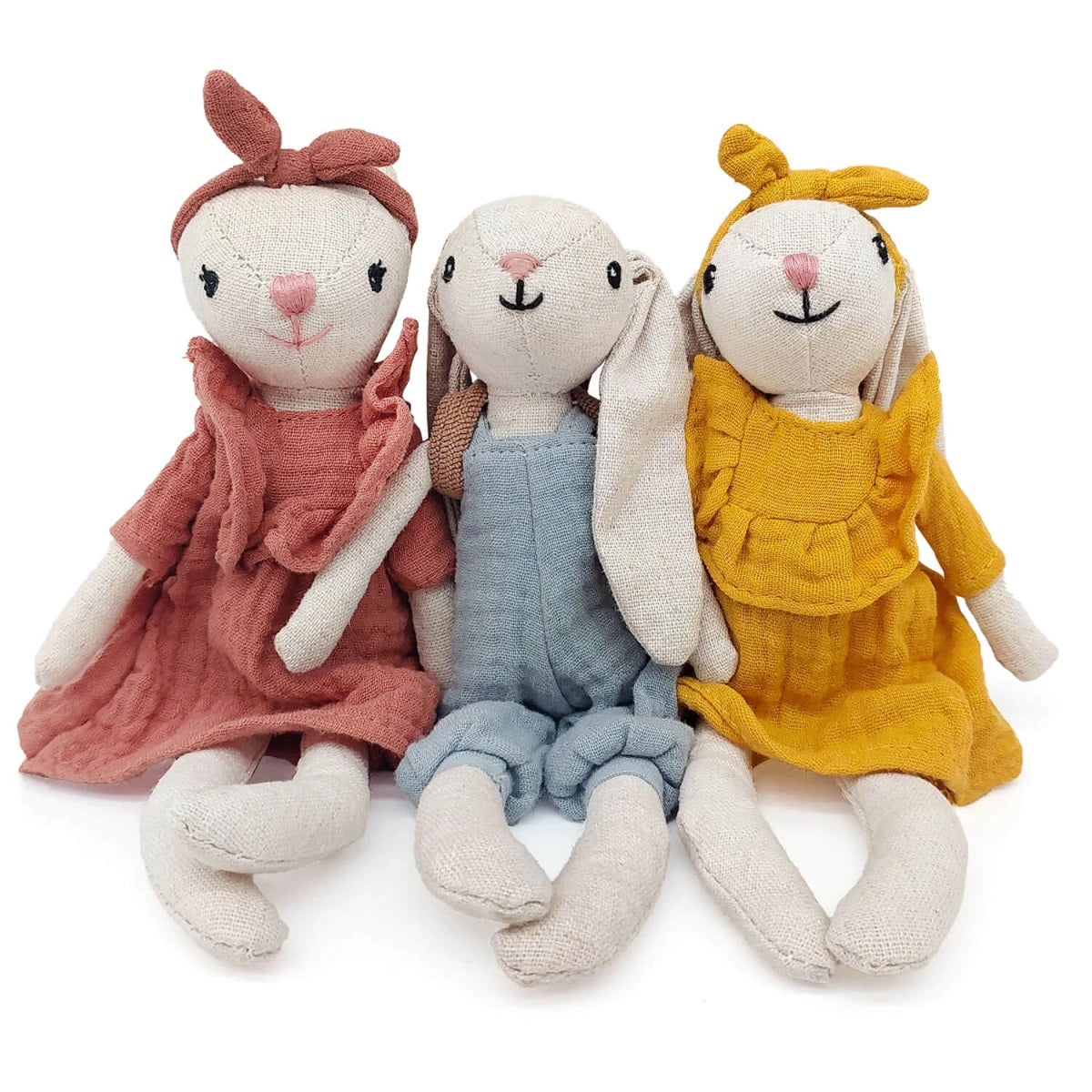 Mea-Living Stoffpuppe Hase Hugo klein