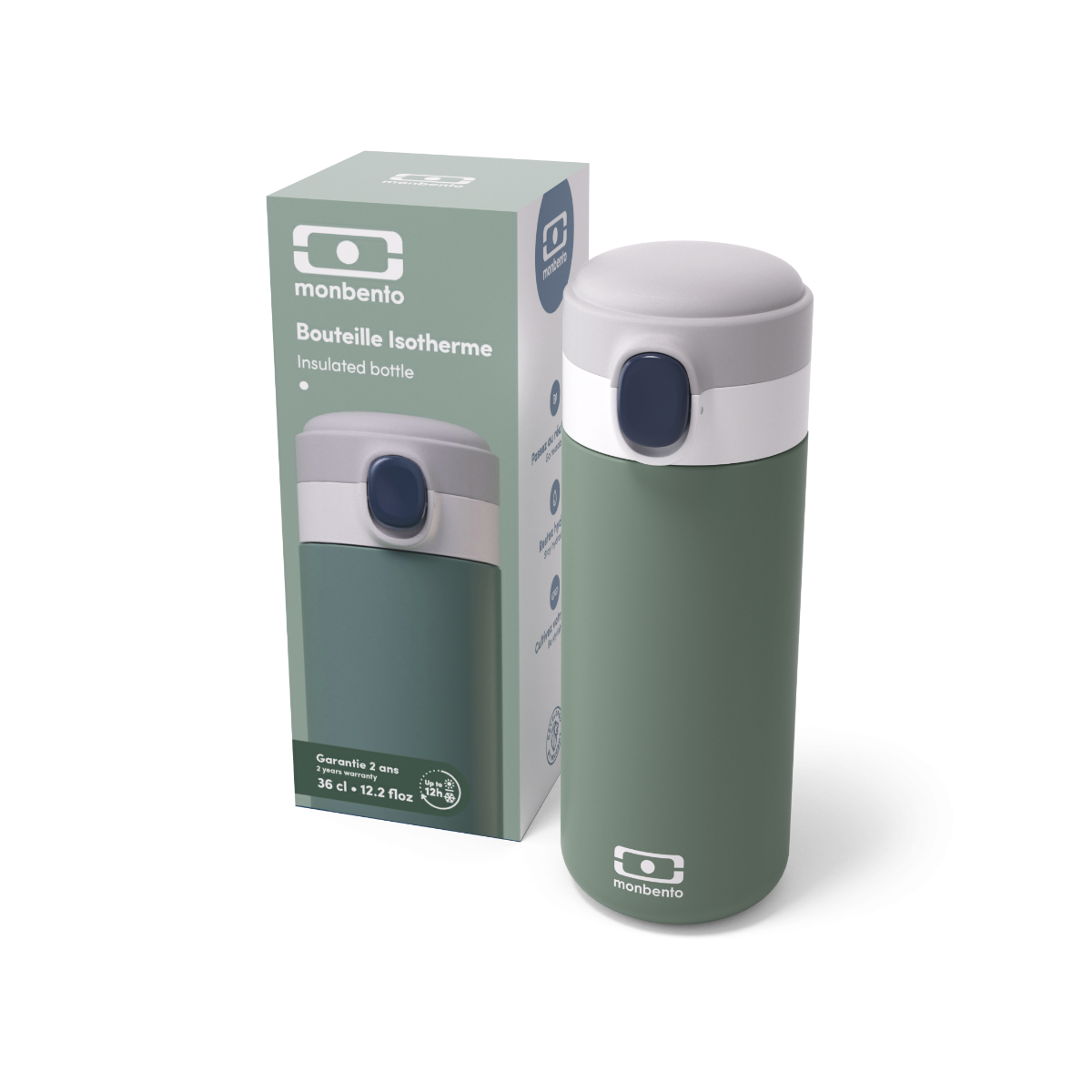 Monbento Isotherme Flasche MB Pop Green Natural