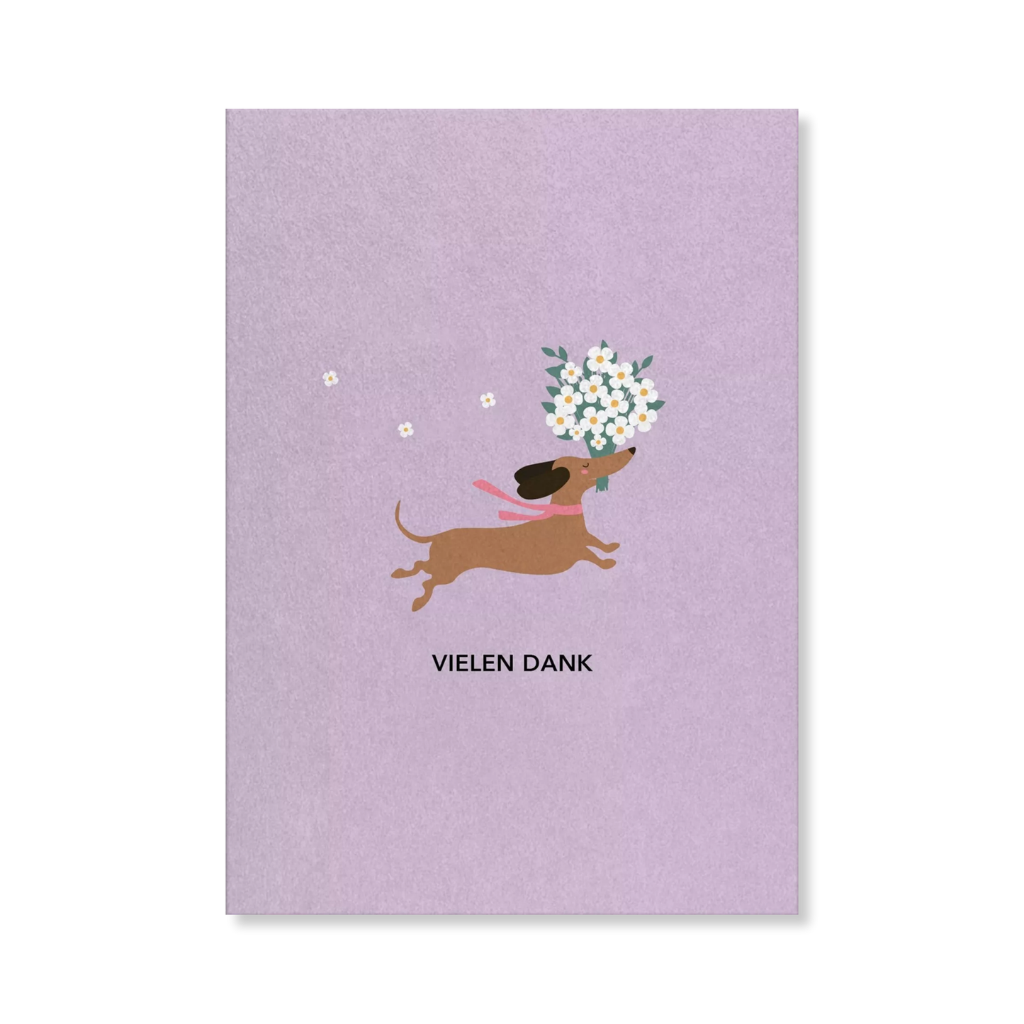 Naturbedacht Postkarte Dackel sagt Danke Nr. 303