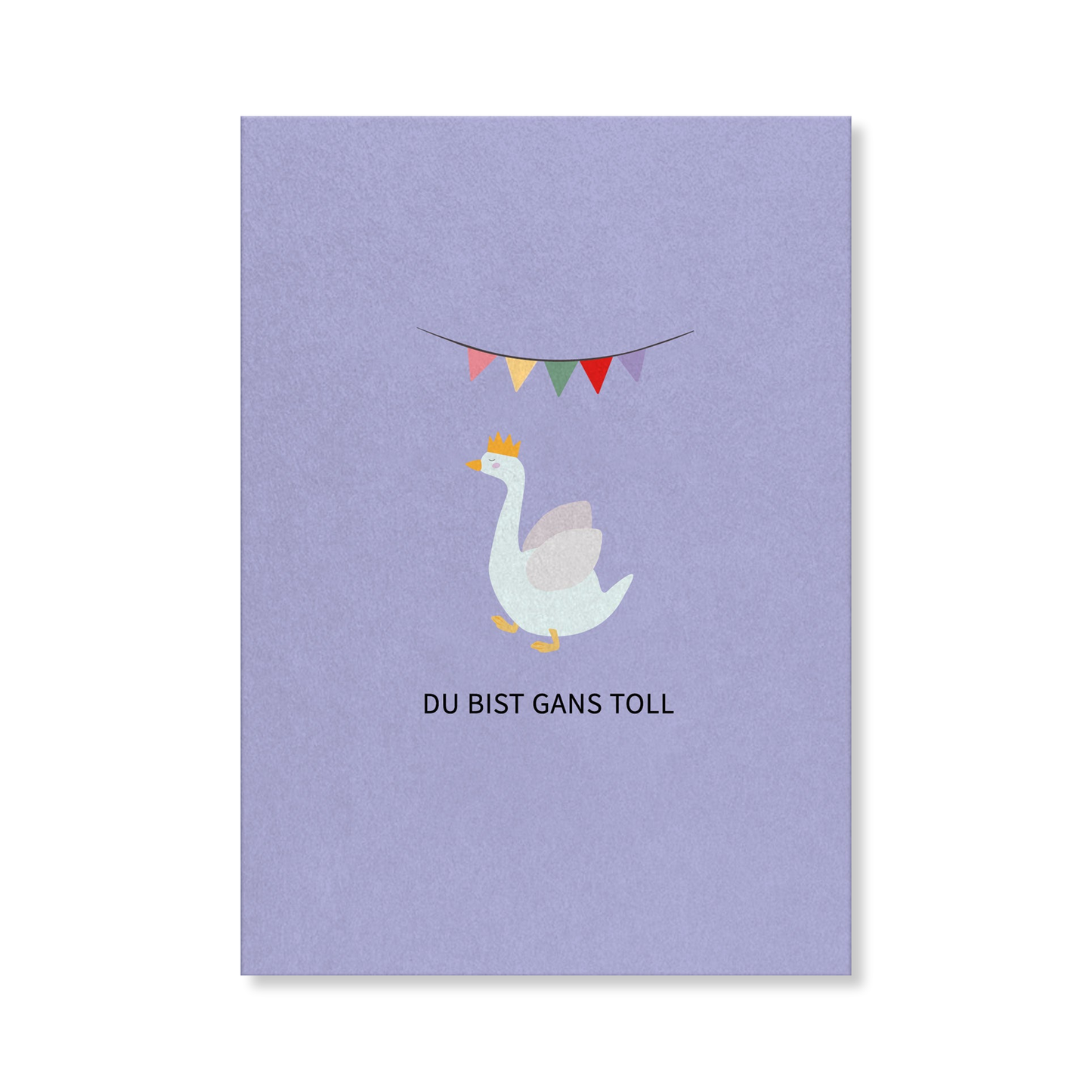 Naturbedacht Postkarte Geburtstag Gans toll Nr. 314
