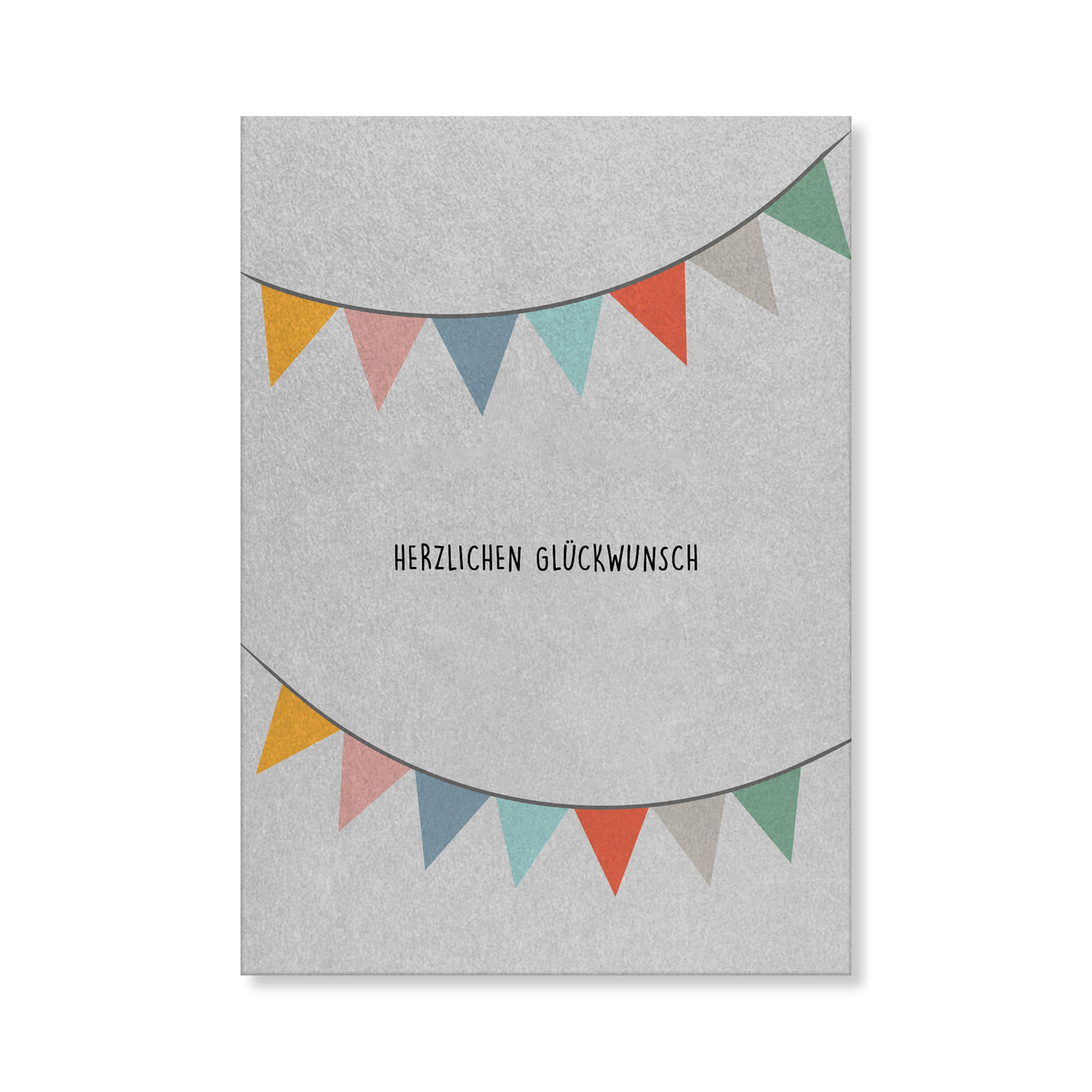 Naturbedacht Postkarte Geburtstag Girlande Nr. 81