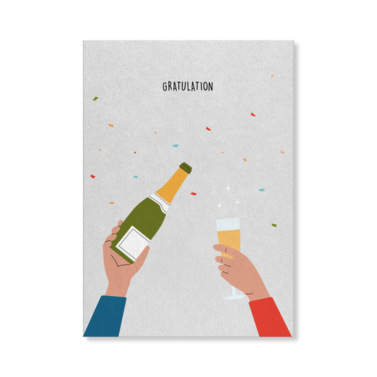 Naturbedacht Postkarte Gratulation Nr. 83