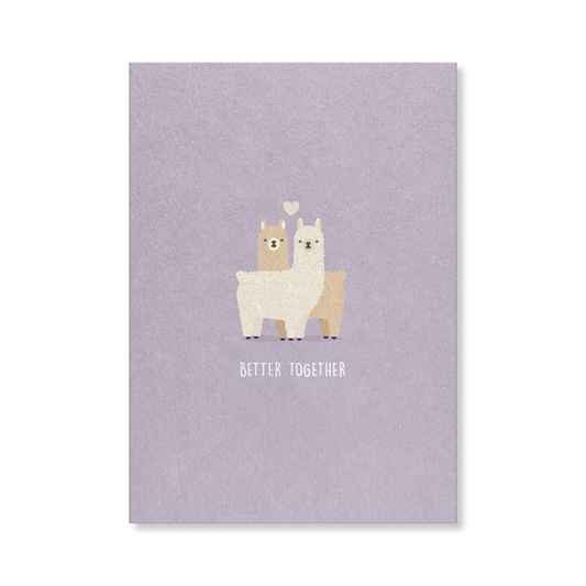 Naturbedacht Postkarte Liebe Better together Nr. 95