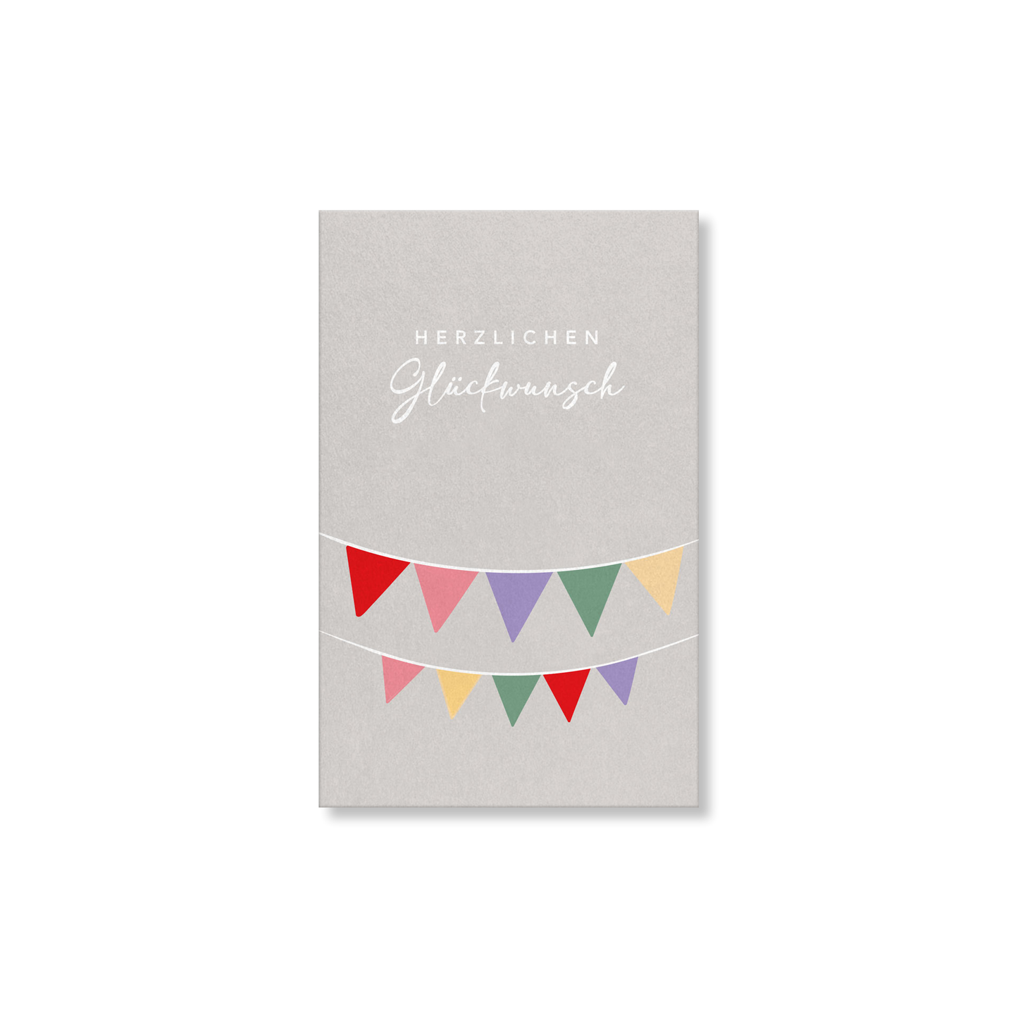 Naturbedacht Midikarte Girlande Glückwunsch Nr. 139