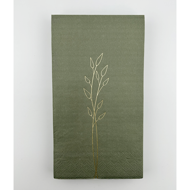 Noordliving Lunch-Servietten 11x20 cm armeegrün