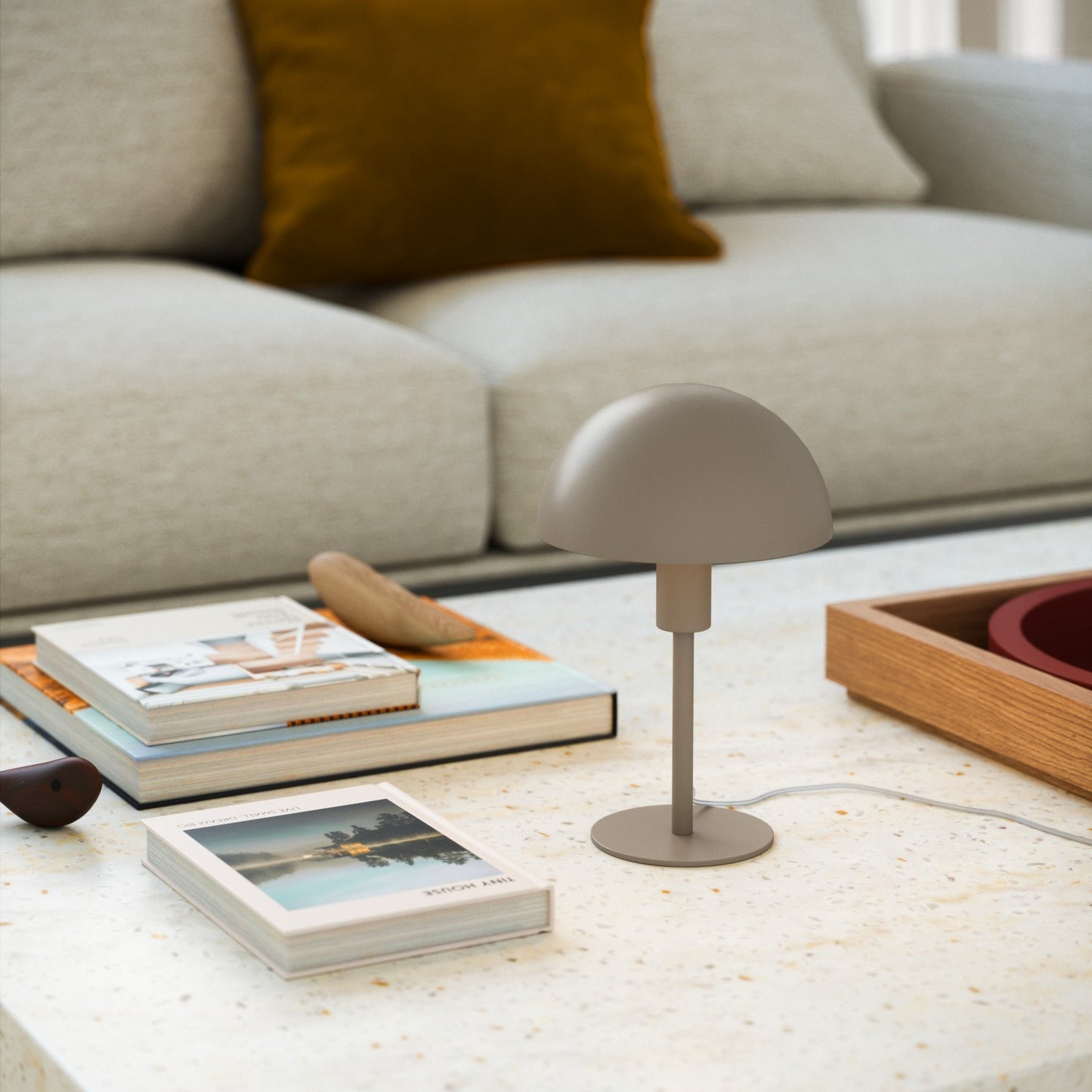 Nordlux Tischleuchte Ellen Mini hellbraun