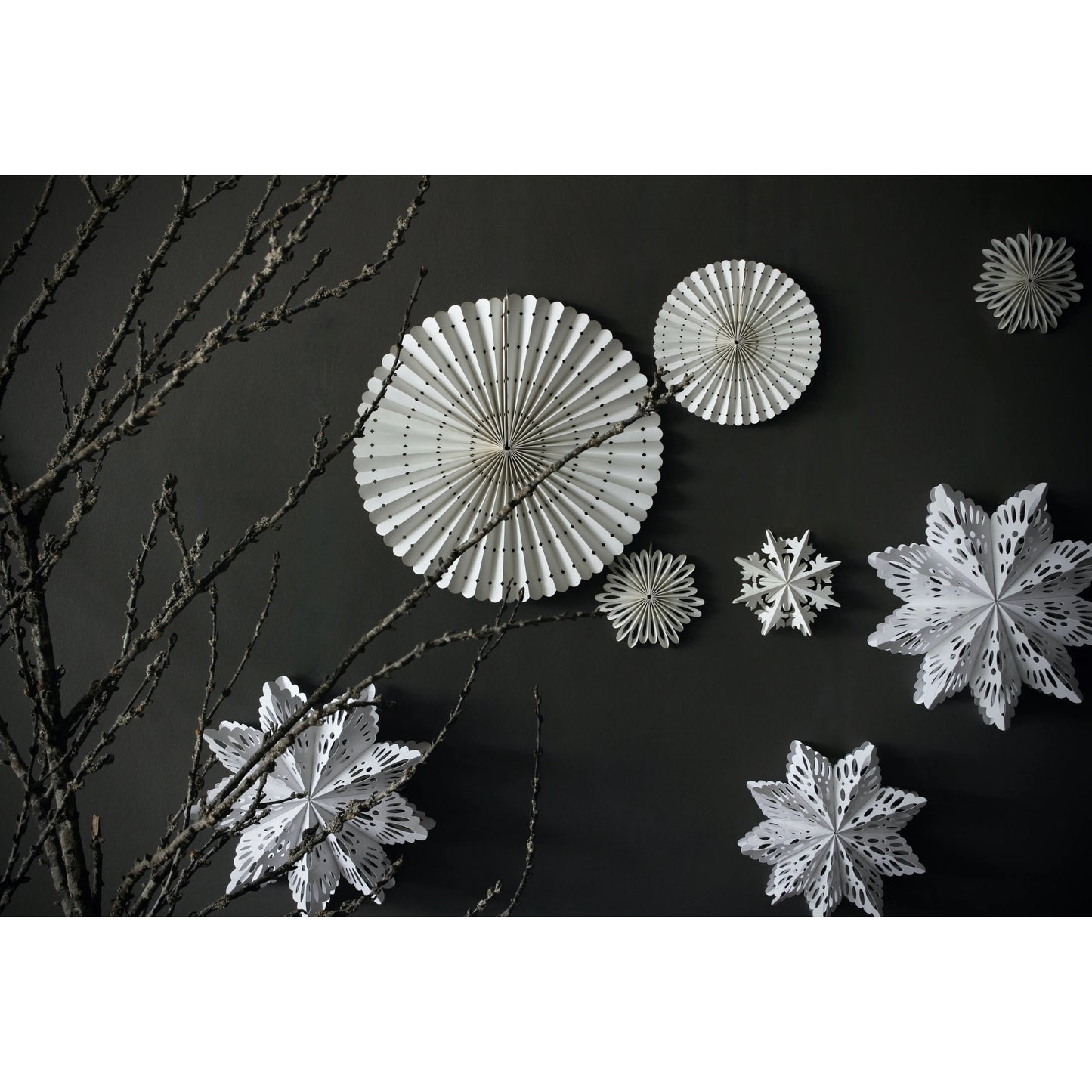 Nordstjerne Ornament Schneeflocken-Stern 14 cm