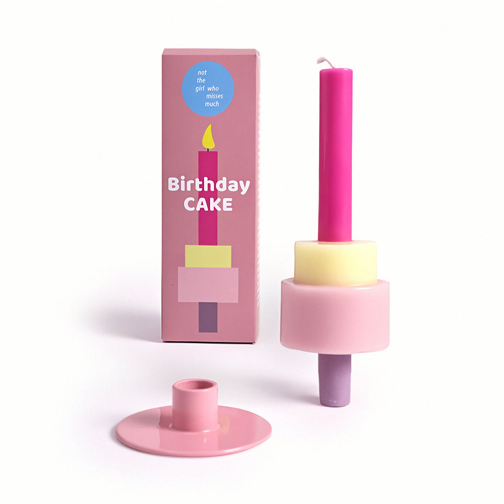 not the girl who misses much Kerze Birthday Cake