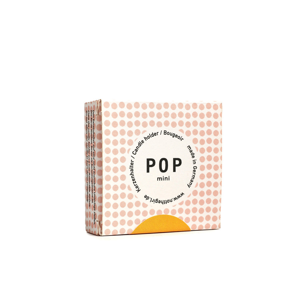 not the girl who misses much Kerzenhalter POP mini gelb