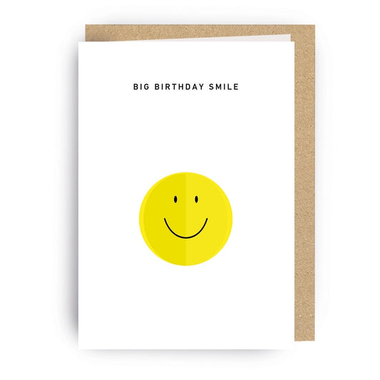 not the girl who misses much 3D Klappkarte Birthday Smile