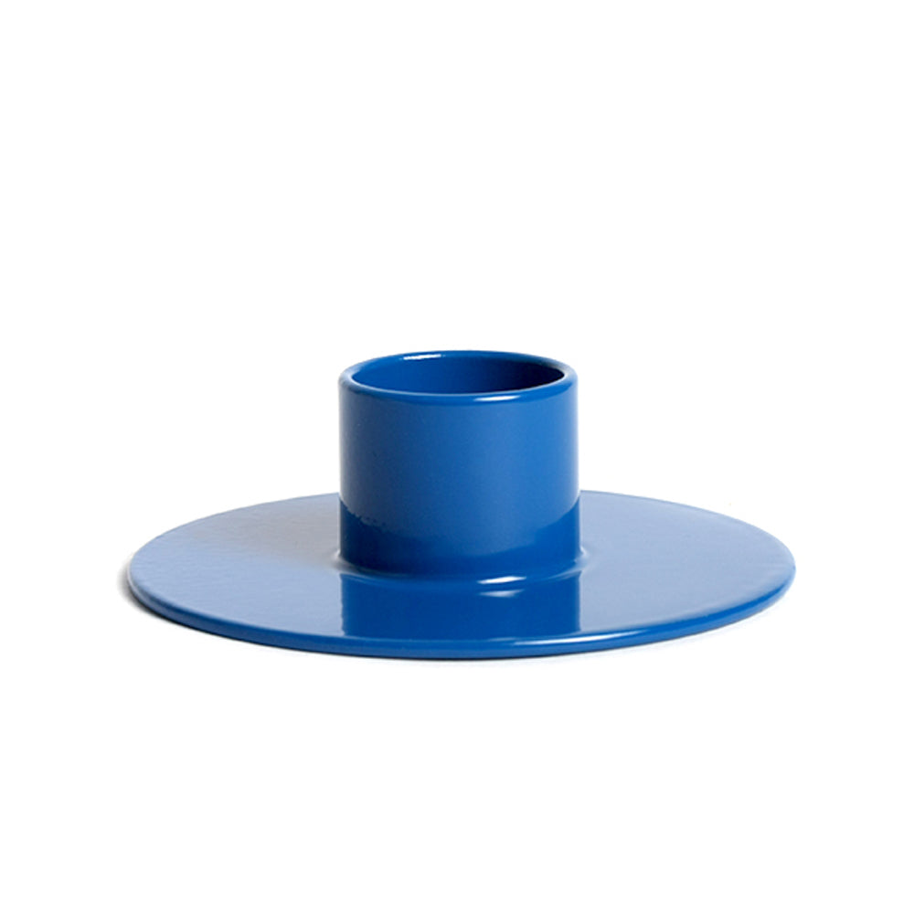 not the girl who misses much Kerzenhalter POP signalblau