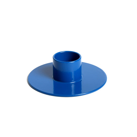 not the girl who misses much Kerzenhalter POP signalblau