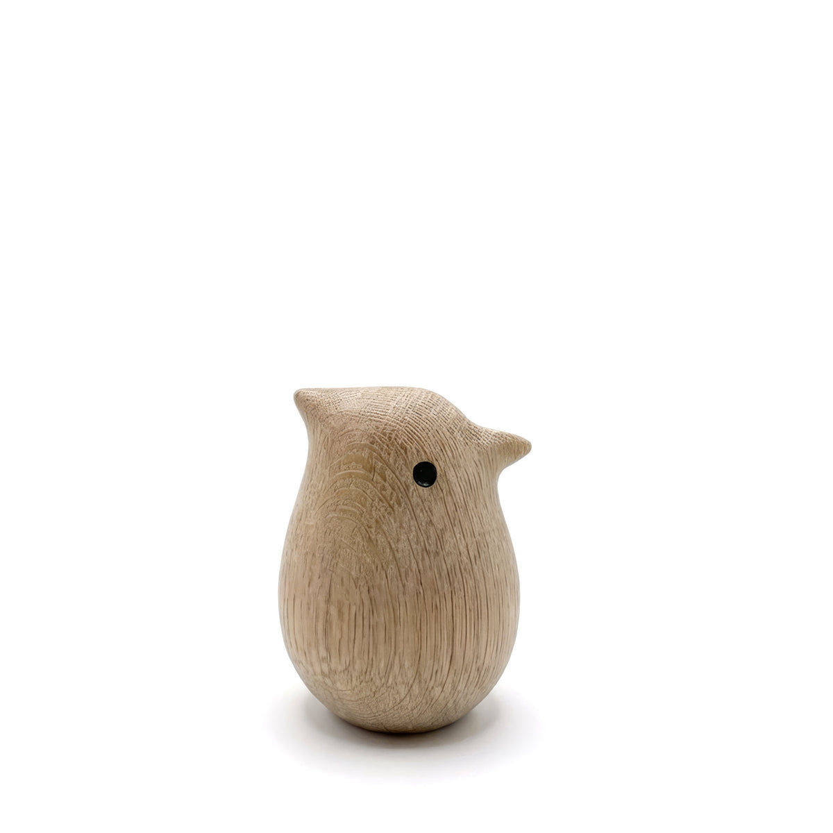 Novoform Design Dekofigur Baby Singvogel aus Eiche natur im skandinavischen Design.