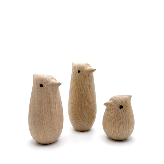 Novoform Design Dekofigur Mama Singvogel Eiche natur