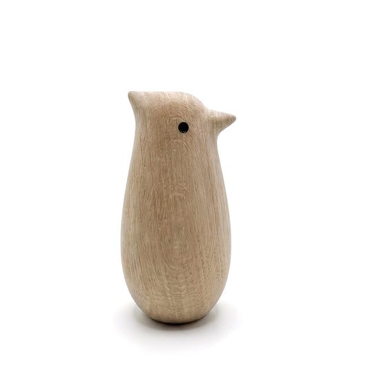 Novoform Design Dekofigur Mama Singvogel aus Eiche natur im skandinavischen Design.
