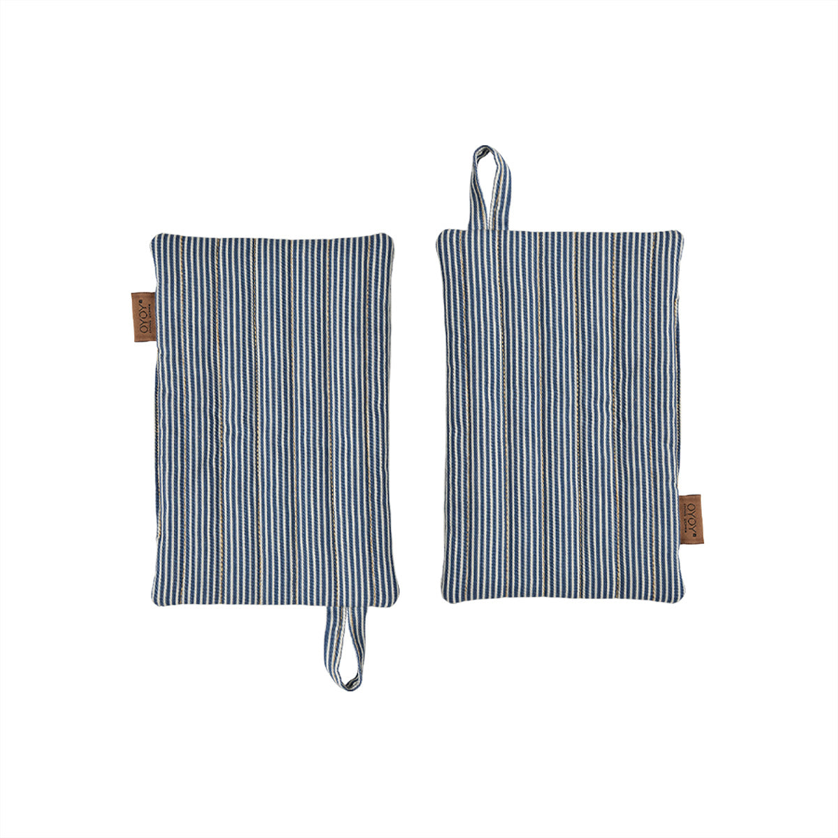 OYOY Living Design Topflappen gestreift denim 2er-Set