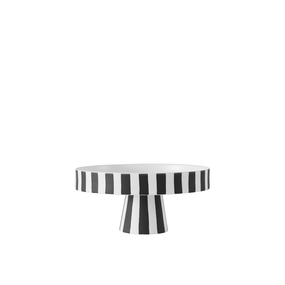 OYOY Living Design Toppu Tablett 20 cm schwarz-weiß
