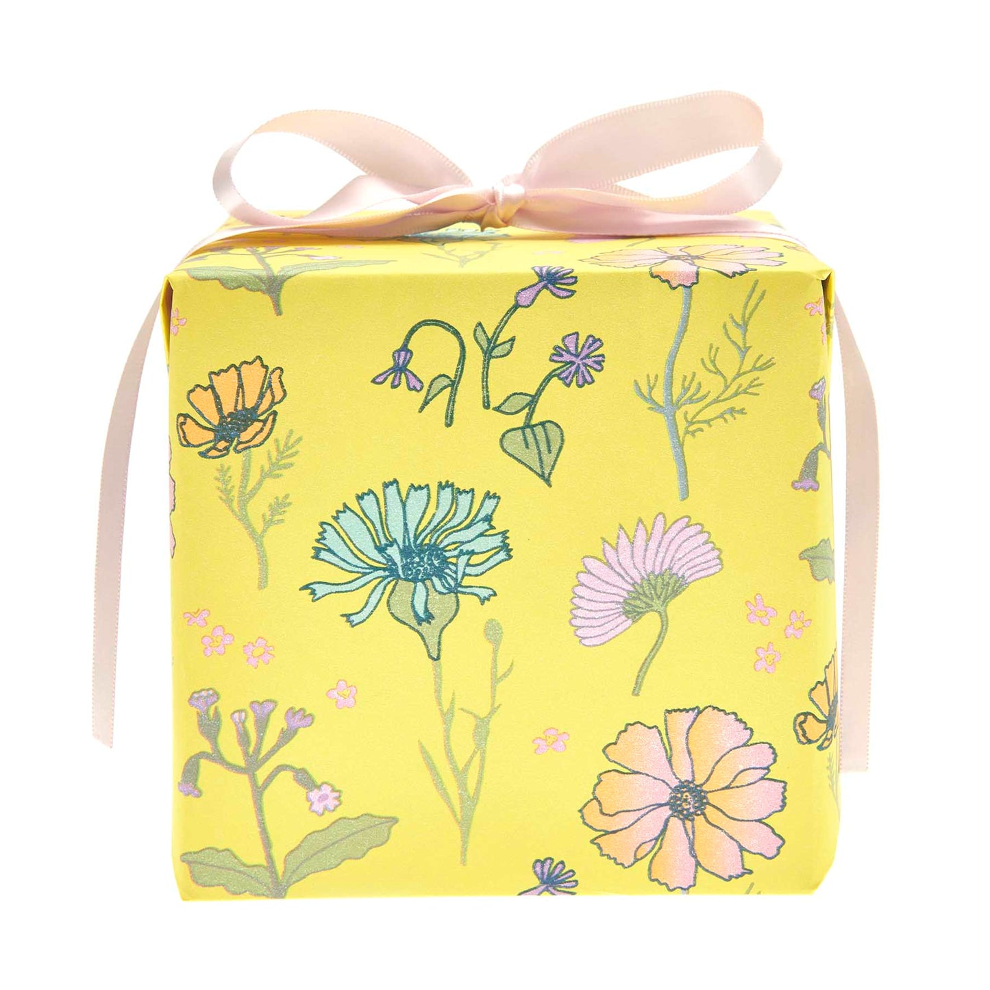 Paper Poetry Geschenkpapier Futschikato - Blumen gelb