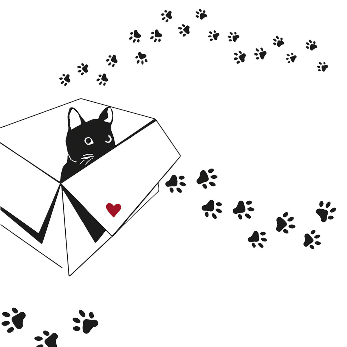 ppd Atelier Chat Lunch-Servietten 33x33 cm