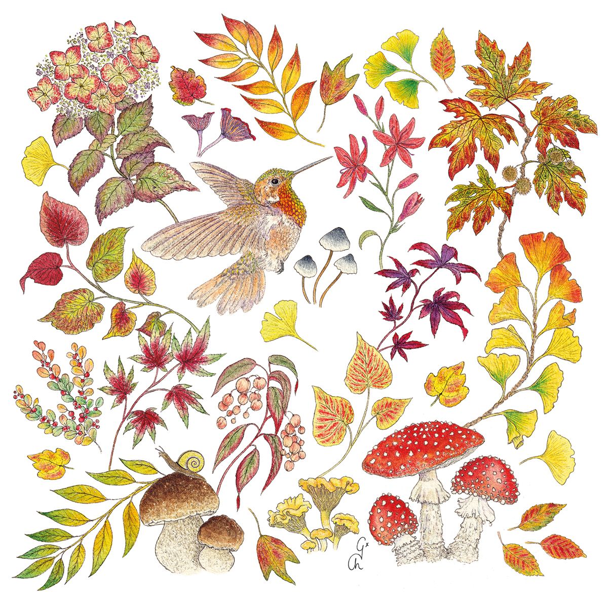 ppd Autumn Love Lunch-Servietten 33x33 cm