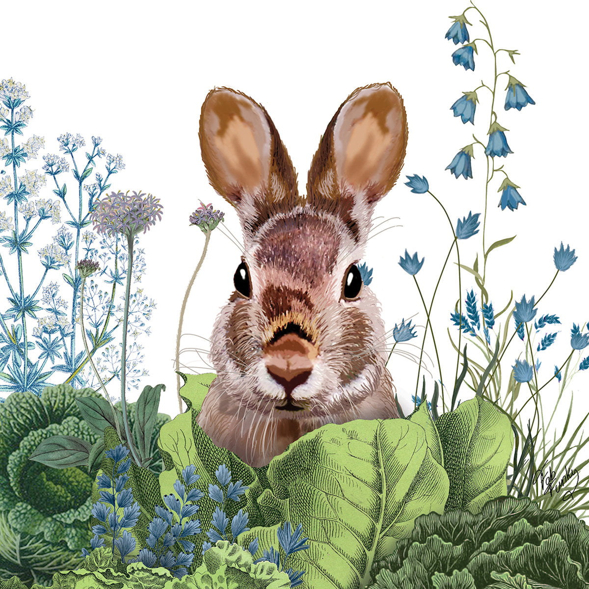 ppd Chou Chou Bunny Cocktail-Servietten 25x25 cm