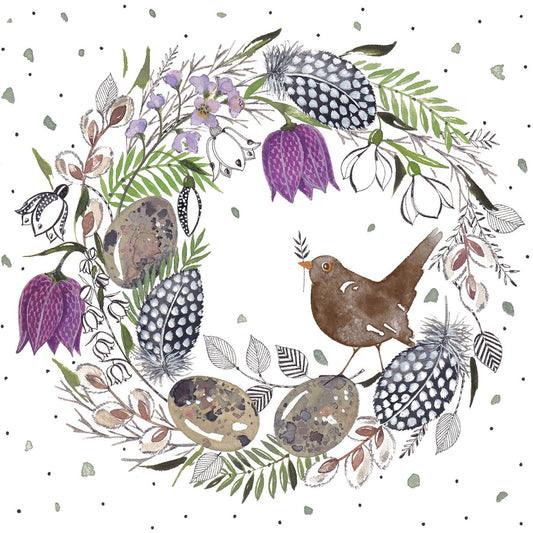 ppd Feather Wreath Lunch-Servietten 33x33 cm