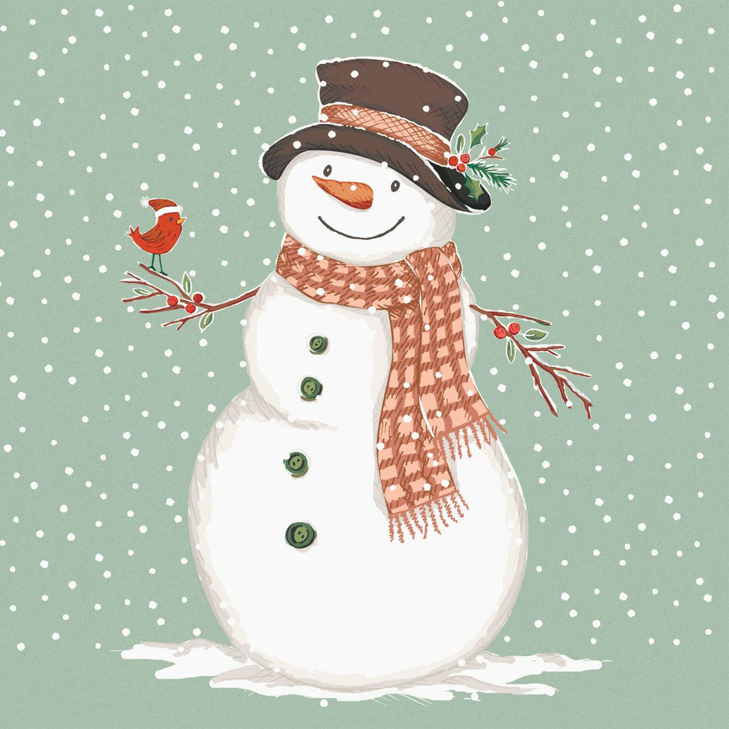 ppd Mr. Snowman Lunch-Servietten 33x33 cm