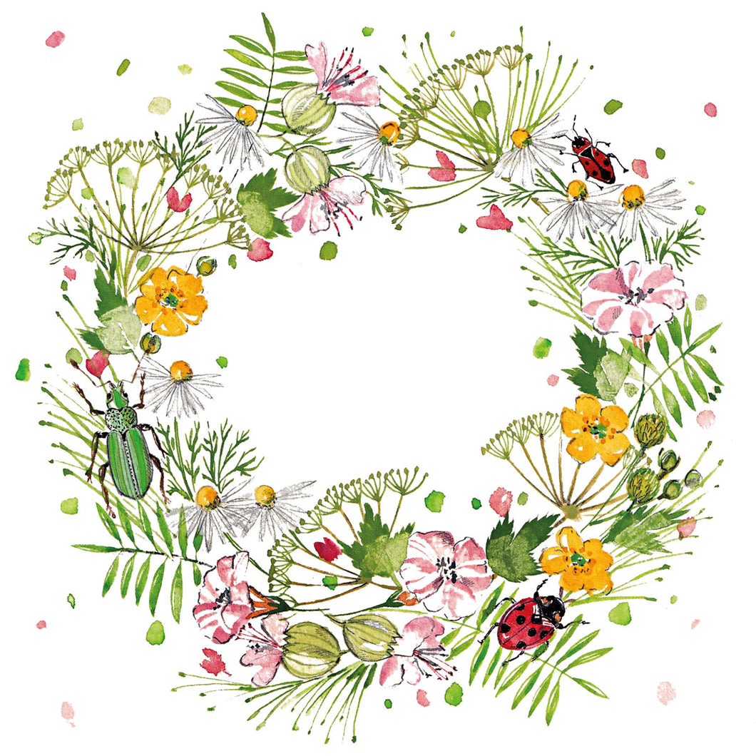 ppd Wild Flower Wreath Lunch-Servietten 33x33 cm